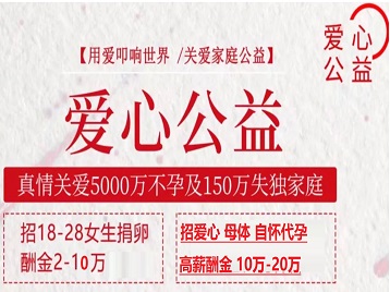 博尔塔拉捐卵助孕生子 爱心志愿者招募
